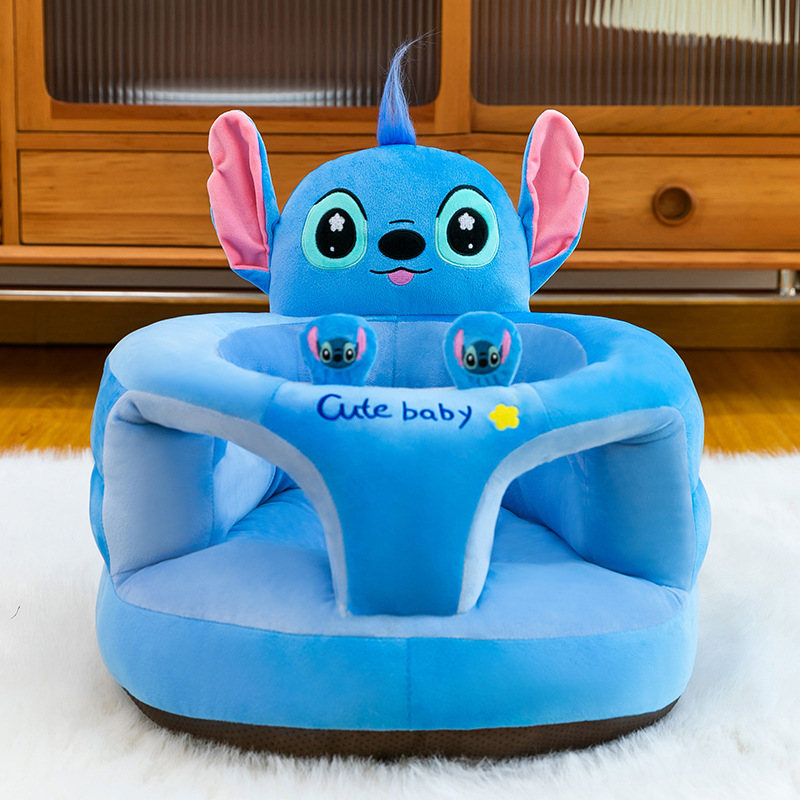 Asiento de estudio anti-rollback para bebés sin lesiones de columna vertebral para bebés pequeños sofá juguetes de peluche de dibujos animados muñeca asiento de muñeca lote