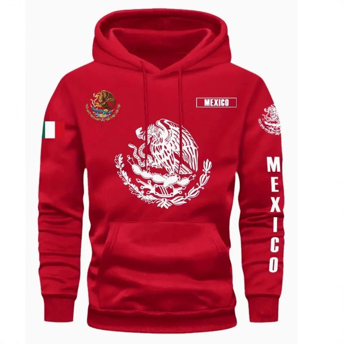 Cross-Border Amazon Mexico 3D Printed Hooded Sweatshirt Men's Casual Versatile Fashion Trendy Brand Pullover Set Cross-Border Amazon Mexico 3D Printed Hooded Sweatshirt Men's Casual Versatile Fashion Trendy Brand Pullover Set
