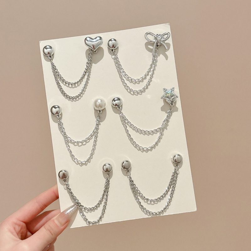 Pantalones, pantalones, artefacto anti-trapeador, pantalones anchos, mangas cortas, hebilla de succión magnética fija, decoración de botones de ajuste sin perforaciones