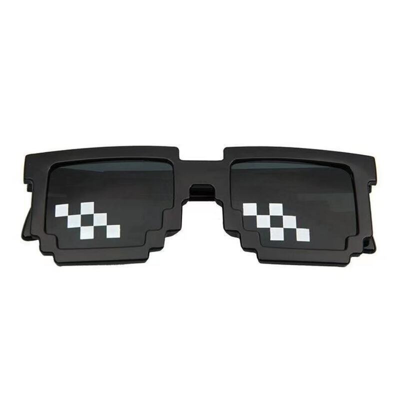 新しいモザイクメガネ二次元サングラス Minecraft パーソナリティピクセルサングラス卸売パーティーメガネ爆発|undefined
