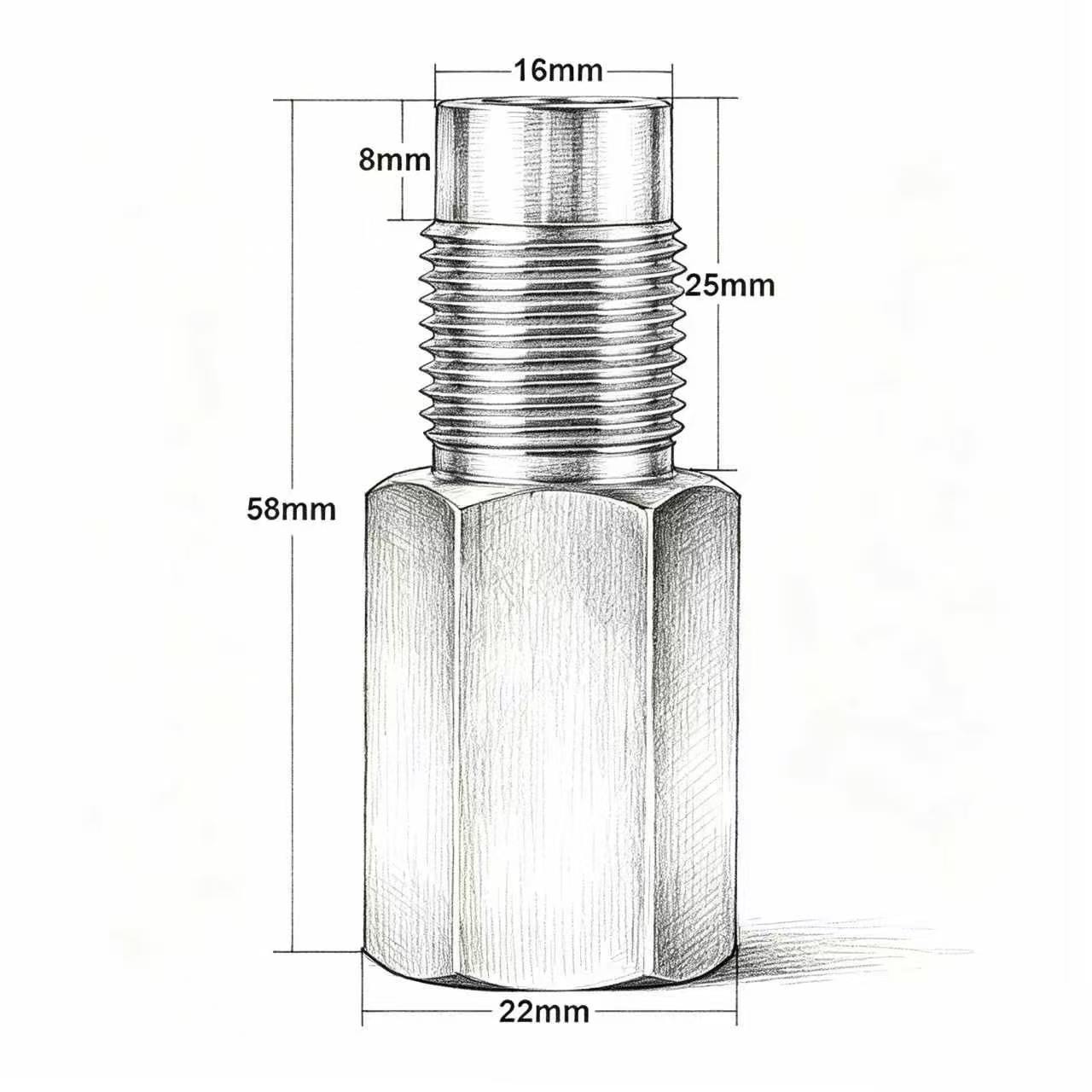 O2 Oxygen Sensor L-Type Extension Adapter Is Suitable for Exhaust Manifold Modification Car Pipe Fittings Connector M18X1.5