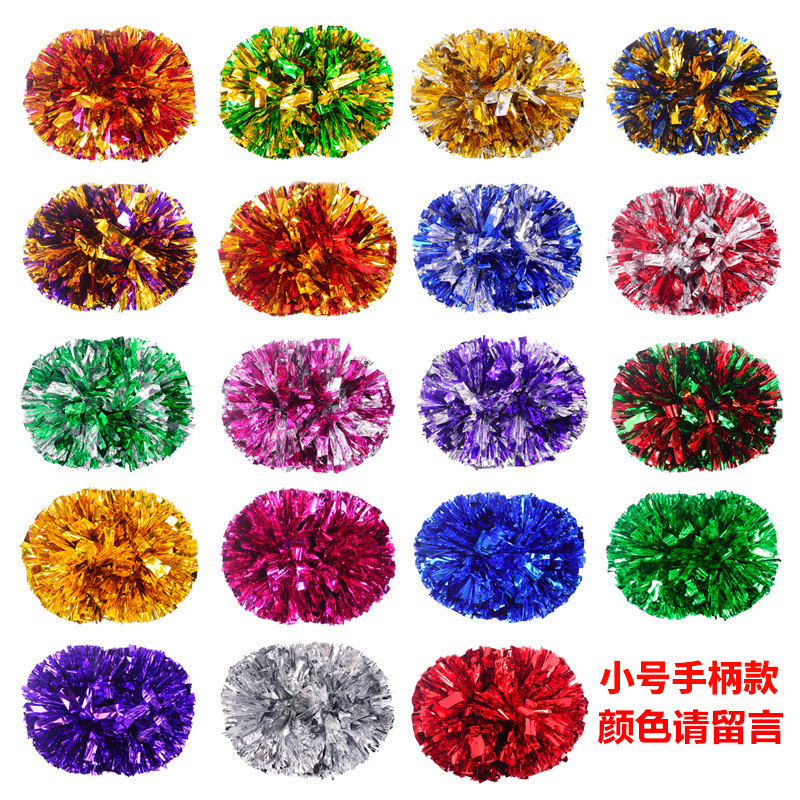 Porristas Bola de flores porristas mano flor mano sacudida flor danza rendimiento mano flor porristas flor bola de color rendimiento