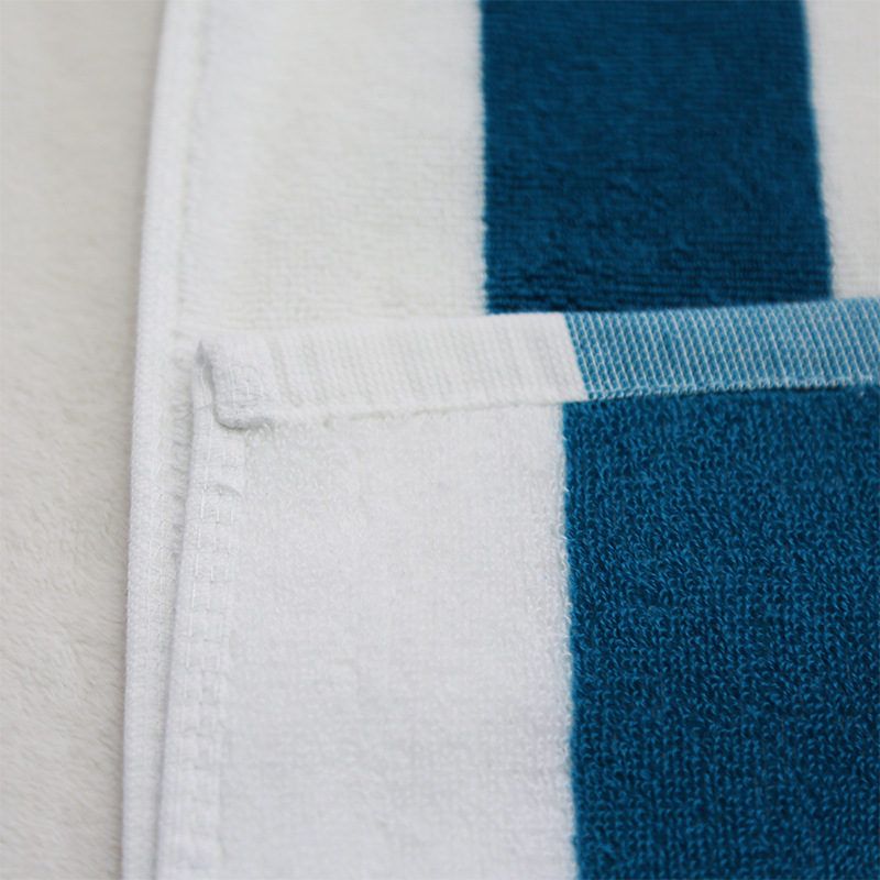 Toalla de baño a rayas teñida en hilo de algodón transfronterizo Toalla de playa de secado rápido absorbente de gran tamaño engrosada Toalla de baño suave fábrica al por mayor
