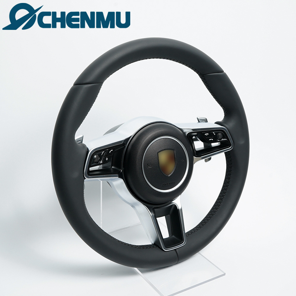 Modified Steering Wheel Assembly for Porsche Cayenne Panamera 911 Cayman 718 Boxster
