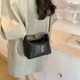 Embroidered Rhomboid Chain Small Satchel Bag Women's 2024 New Hand Carrying Small Square Bag South Korea Niche Shoulder Crossbody Bag