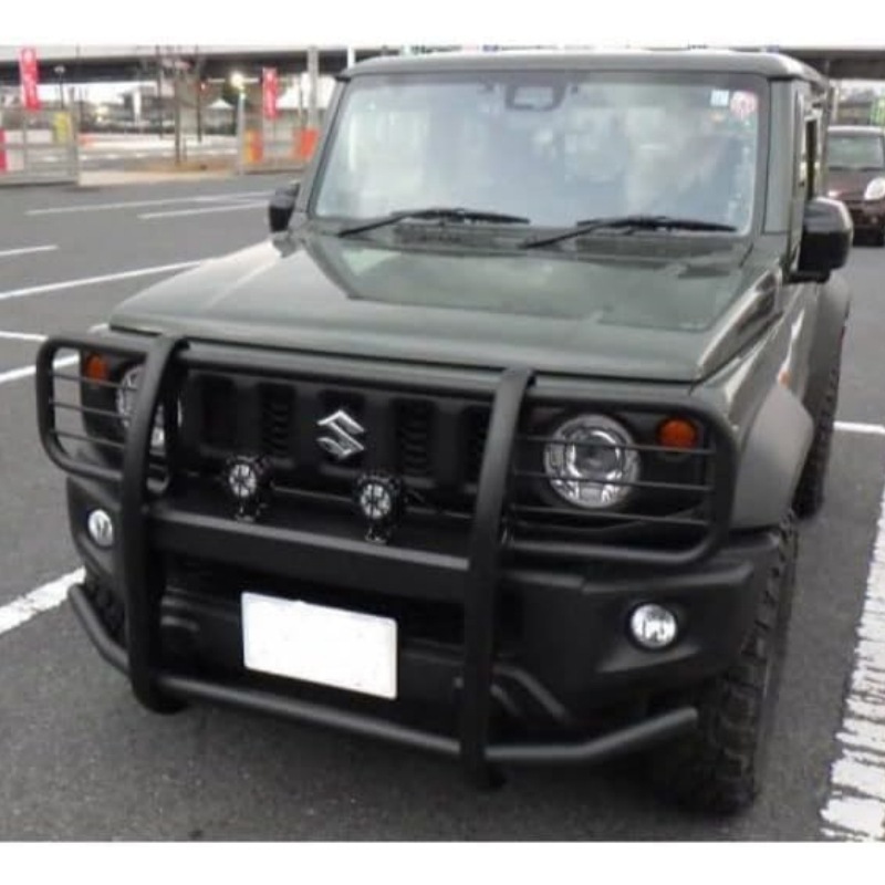 Suitable for 2018+ Jimny Jb64 Jb74 Modified Parts Bull Fence Front Bumper Anti-Collision Front Bumper