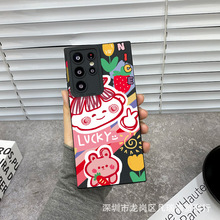 女孩适用三星S24/S23ULTRA手机壳外贸GalaxyS23/NOTE20保护套25