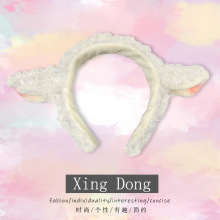 春季新款羊咩咩小羊耳朵发箍可爱软妹发卡网红超萌日系洛丽塔发饰