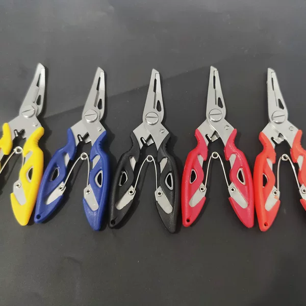 Stainless steel scissors pe fishing line multi-function Luya pliers fish control device open steel ring fishing pliers hook picking scissors wholesale