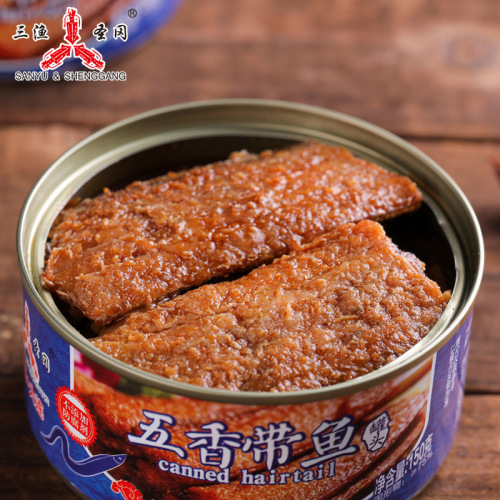 Dalian Five-Spice Eel Canned Food Wholesale Ready-to-Eat 150g Eel Cans One-Time Delivery Full Carton Community Eel Canned Food