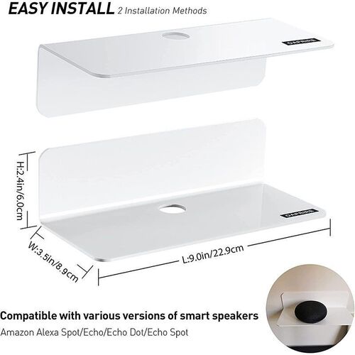 Acrylic punch-free wall storage rack floating shelf wall hanging rack kitchen bathroom wall hanging storage rack display rack