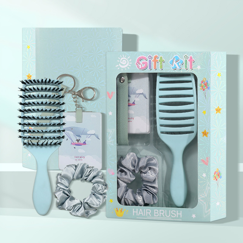 Pein de dibujos animados transfronterizos personalizados cuadrados portátiles impresión transparente arco iris masaje fluido bolsa de aire estudiante