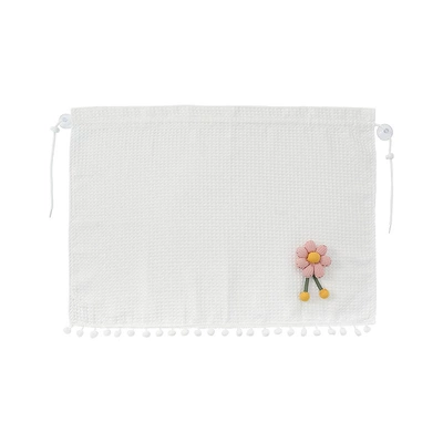 cup car sunshade, Car curtains - large-waffle-curtain-patch-jumper-flower-pink