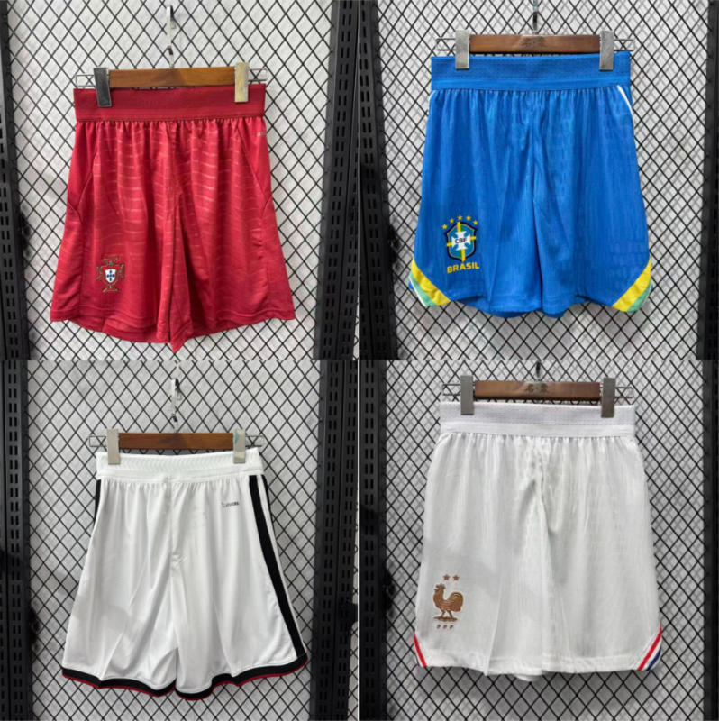 2026 New Football Shorts National Team Netherlands Saudi Arabia Portugal Japan Italy Player Version Wholesale