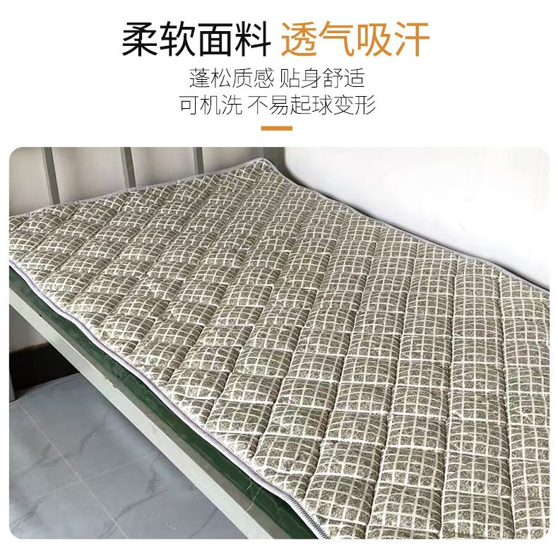 Nursing Mattress 0.9*2 Soft Cushion Thin Mattress Pad Bed Mattress Protective Pad Easy to Fold Bedding