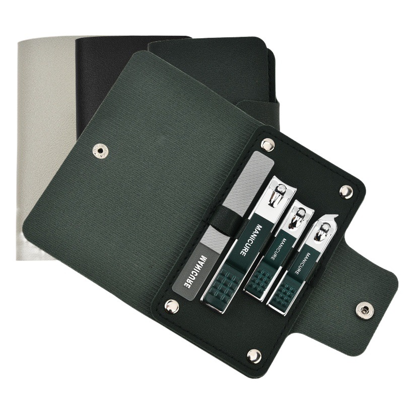 Wholesale Manicure Tools, Nail Clippers, Polishing Glass Files, Anti-Splash Nail Clippers, Nail Clipper Set with Angled Edge