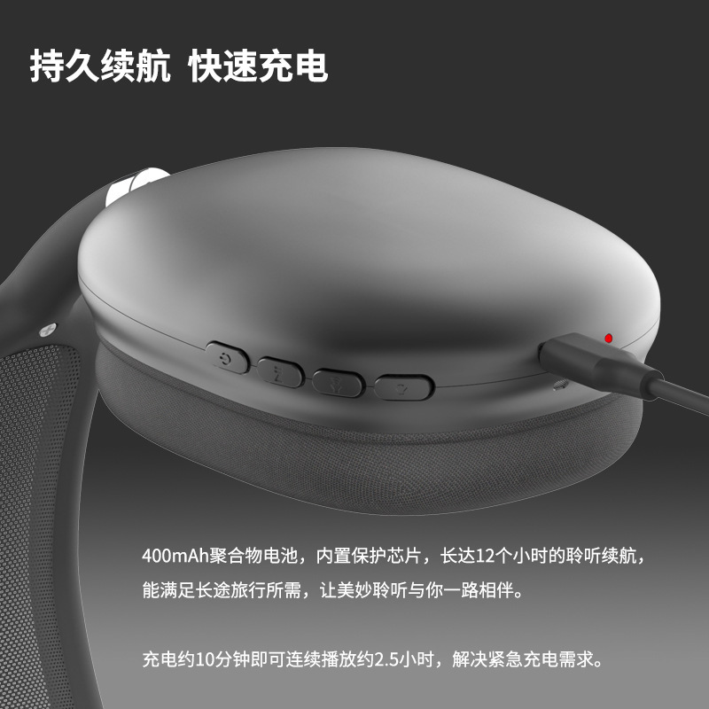 華強北越境人気商品P9Promax Bluetoothワイヤレスヘッドホン、ヘッドホン型スポーツイヤホン、軽量カスタマイズ|undefined