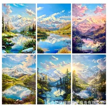 �S��ֱ�N�羳�¿��ʯ��ɽˮ�L�����DƬDIY�A�/��荁��R�d����