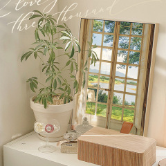 French-style false window wall art for bedroom headboard, Instagram-style solid wood decor, dining room wall painting, sideboard desk decorative painting