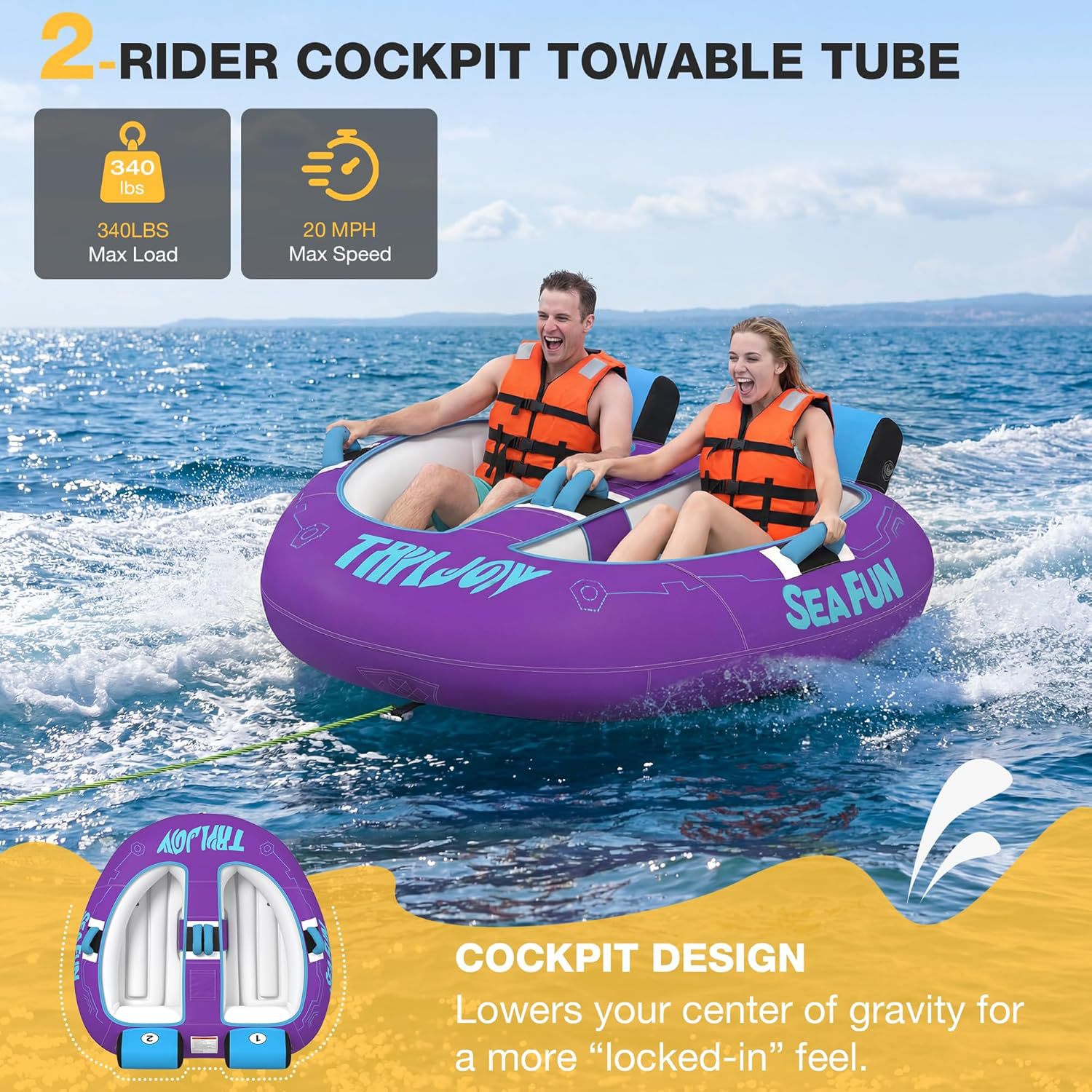 Water motorcycle PVC, inflatable entertainment toy, sofa, custom-made, increased thickness 3