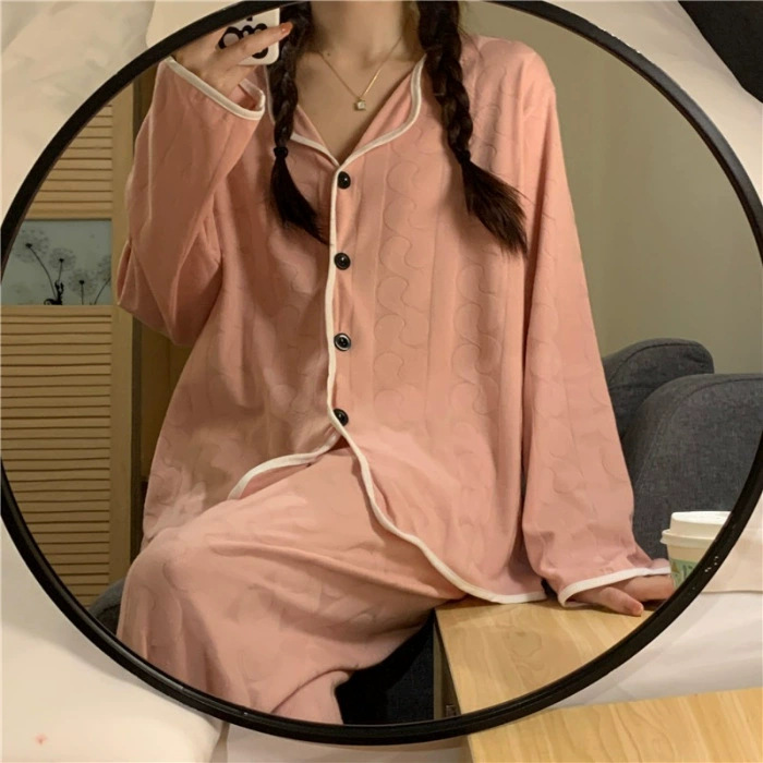 더블 롱 핑크 웨이브