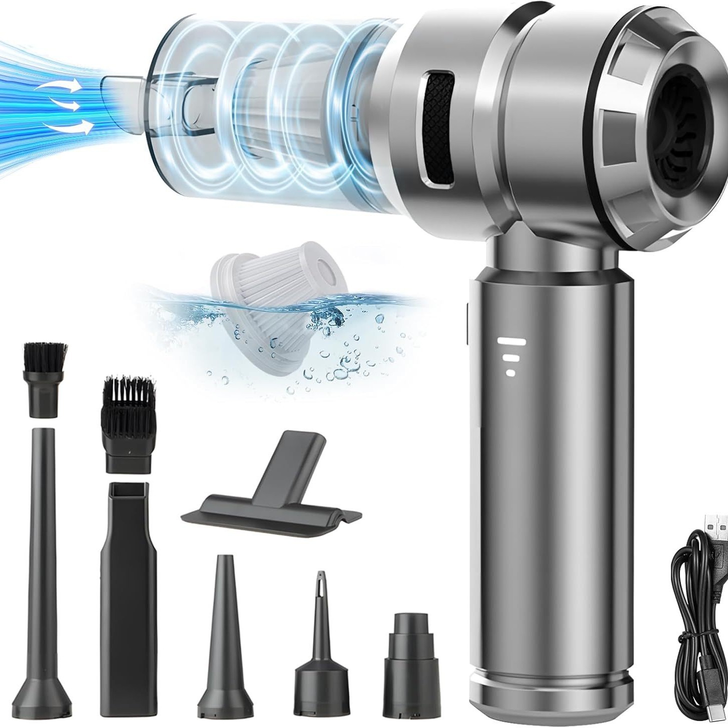 Wireless small electric vacuum cleaner for home use