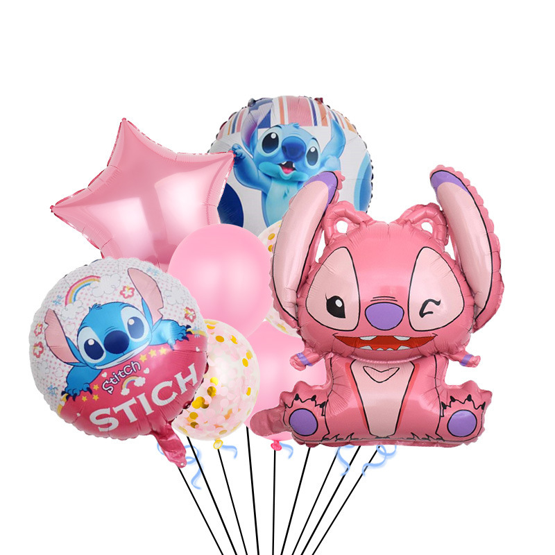 Dibujos animados de dibujos animados estrella de dibujos animados bebé puntada globo traje de juguete para niños decoración de fiesta de cumpleaños globo
