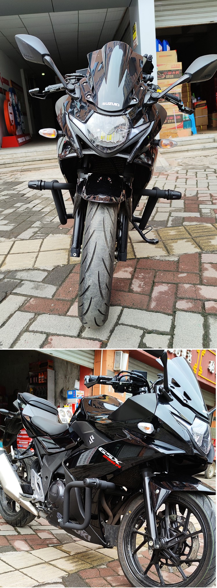 Suitable for Suzuki gsx250 anti-fall bar gsx250r guard bar motorcycle bumper modified competitive bar accessories