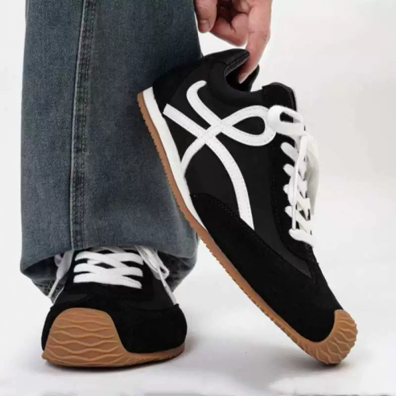 Мужские кроссовки в ретро-стиле, весна 2025, новые универсальные спортивные кеды в стиле Форреста Гампа, повседневные кеды на плоской подошве