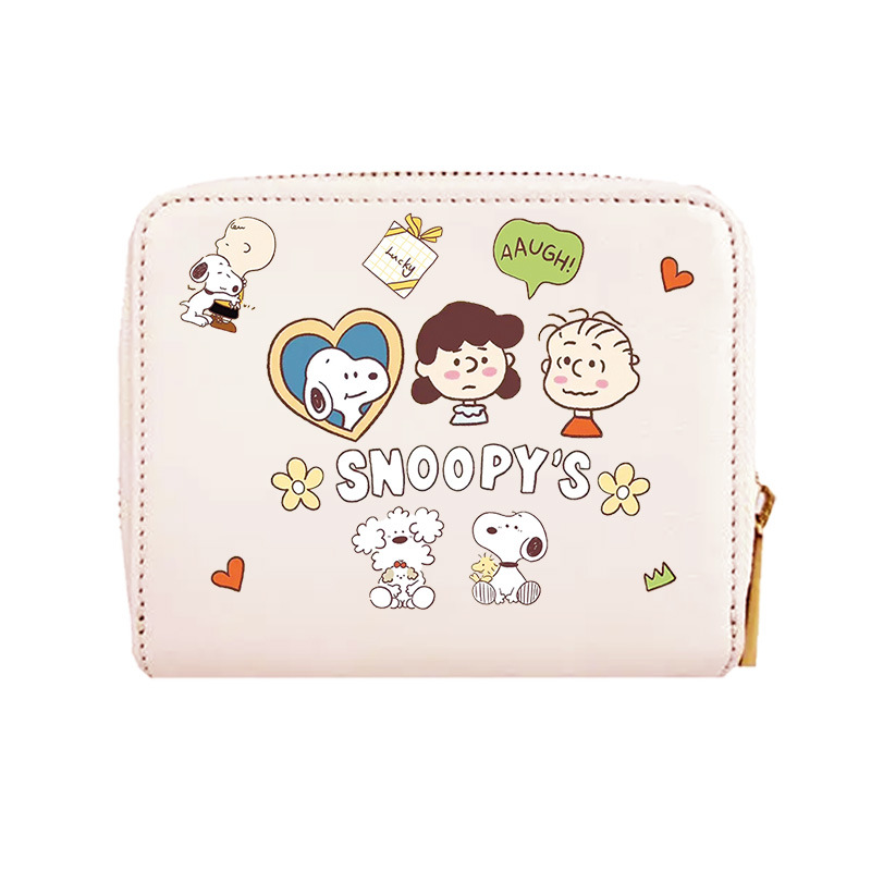 Inswind Cartoon Snoop Cartera pequeña gran capacidad de alto valor facial encantadora cadena portátil anti-damagnetismo