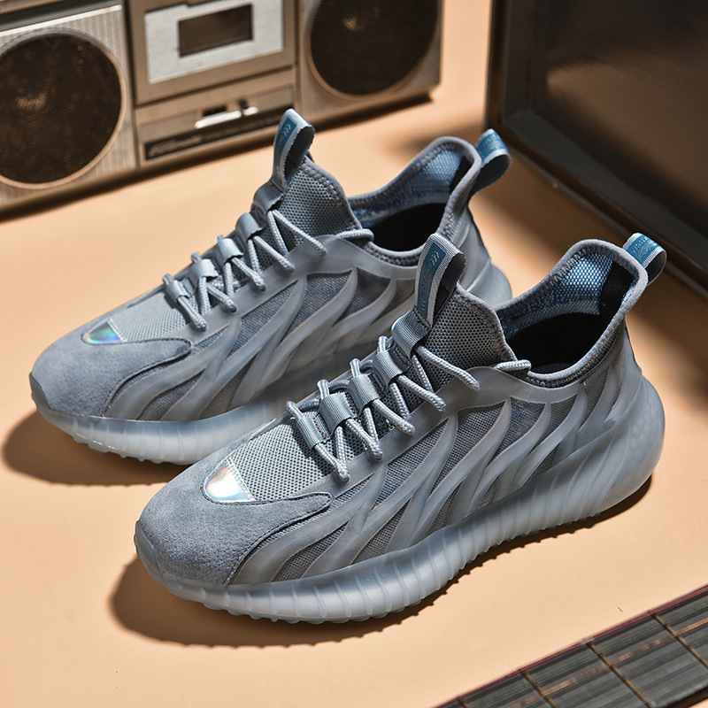 男鞋新款運動鞋透氣夜光休閑潮流小白鞋鞋子男椰子ins潮鞋