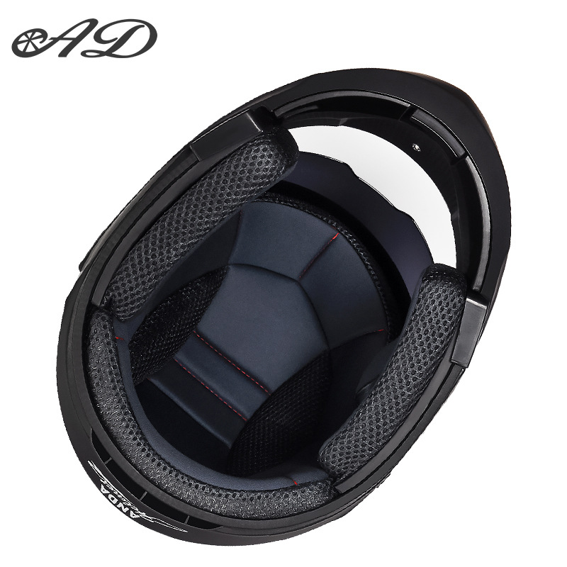 AD casco de motocicleta eléctrica para hombres y mujeres cuatro estaciones locomotora 3C certificado casco de seguridad casco de luz trasera LED casco completo