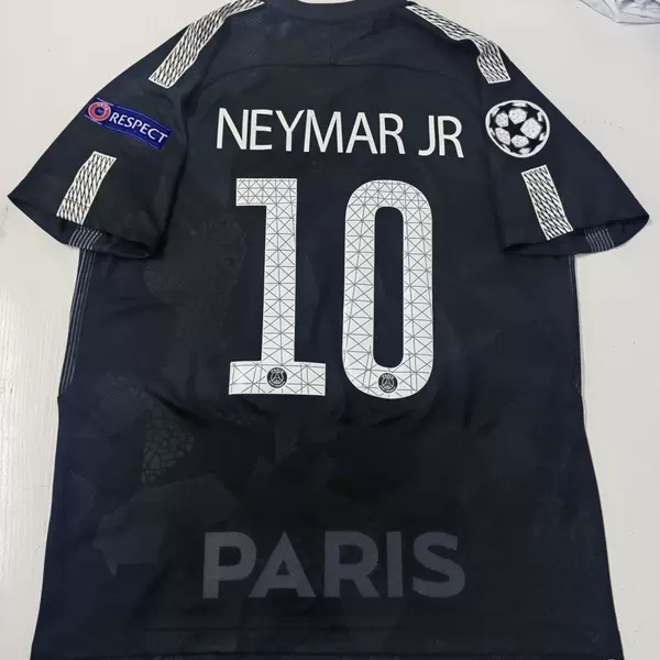 1718 Black Jersey Champions League Version Inter Milan Manchester United Juventus Short-Sleeved Football Retro Sports Cross-Border Jersey