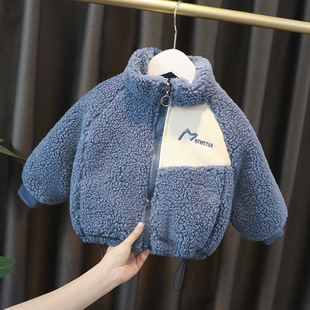 One-year-old baby fashion Winter Korean jacket live supply 2023 new warm jacket foreign trade Wholesale