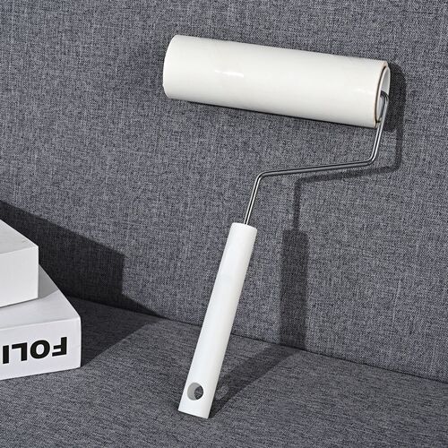 Replacable stick-on roller for floor cleaning, static dust paper with hair removal function, factory wholesale