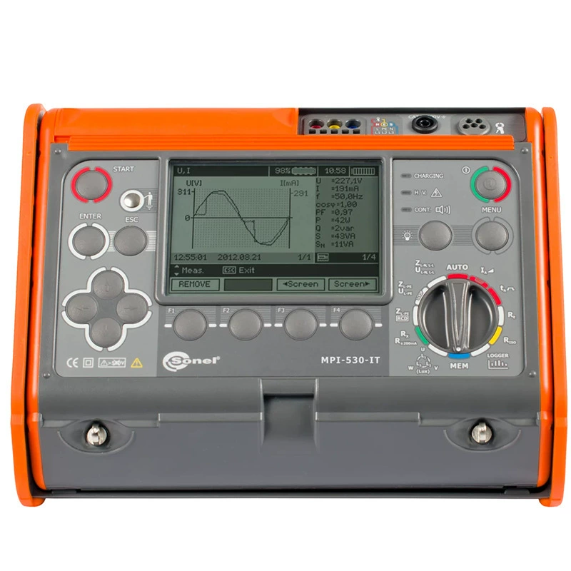 Польша Sonel S.A. Sonel MPI-530-IT многофункциональный электромонтажный тестер высокой точности импорт