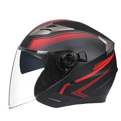 Riding Helmets – Motosiklet kaskı (dəbilqə) - red-lines-m57-58
