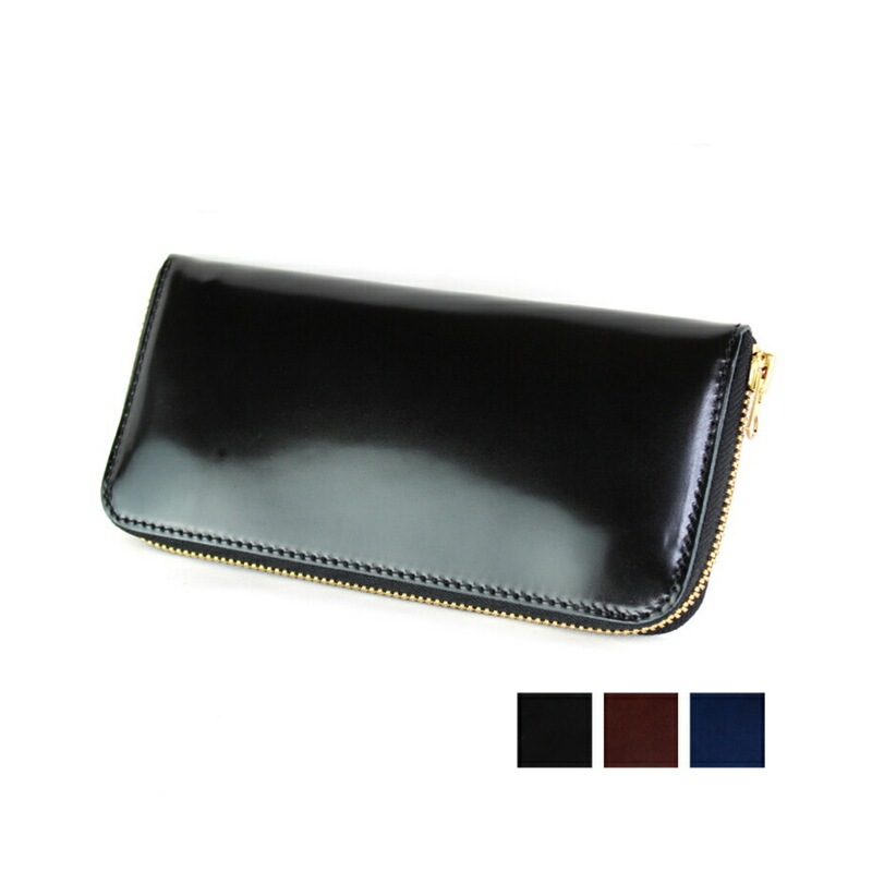 Amazon new style horse hip leather long men's wallet Japanese business multi-functional leather zipper wallet card holder