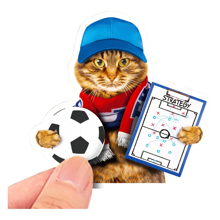 200 piezas de gato realista pegatinas transfronterizas Mori realista gatito adhesivo PVC impermeable portátil pegatinas al por mayor