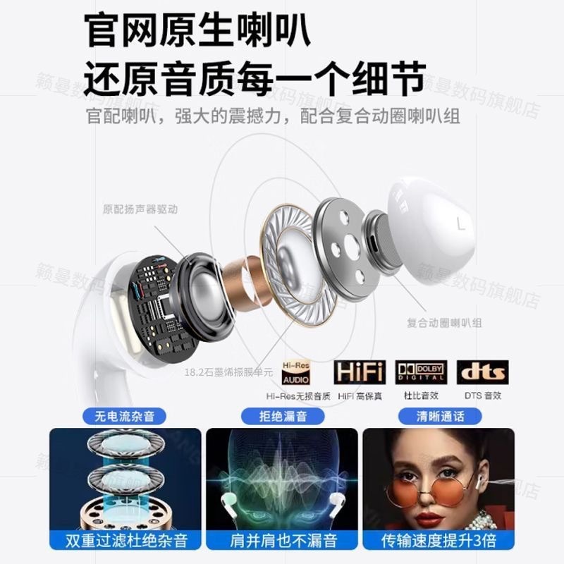 无线蓝牙耳机华强北四代五代六代七代pro2超长续航跨境降噪顶配版|undefined