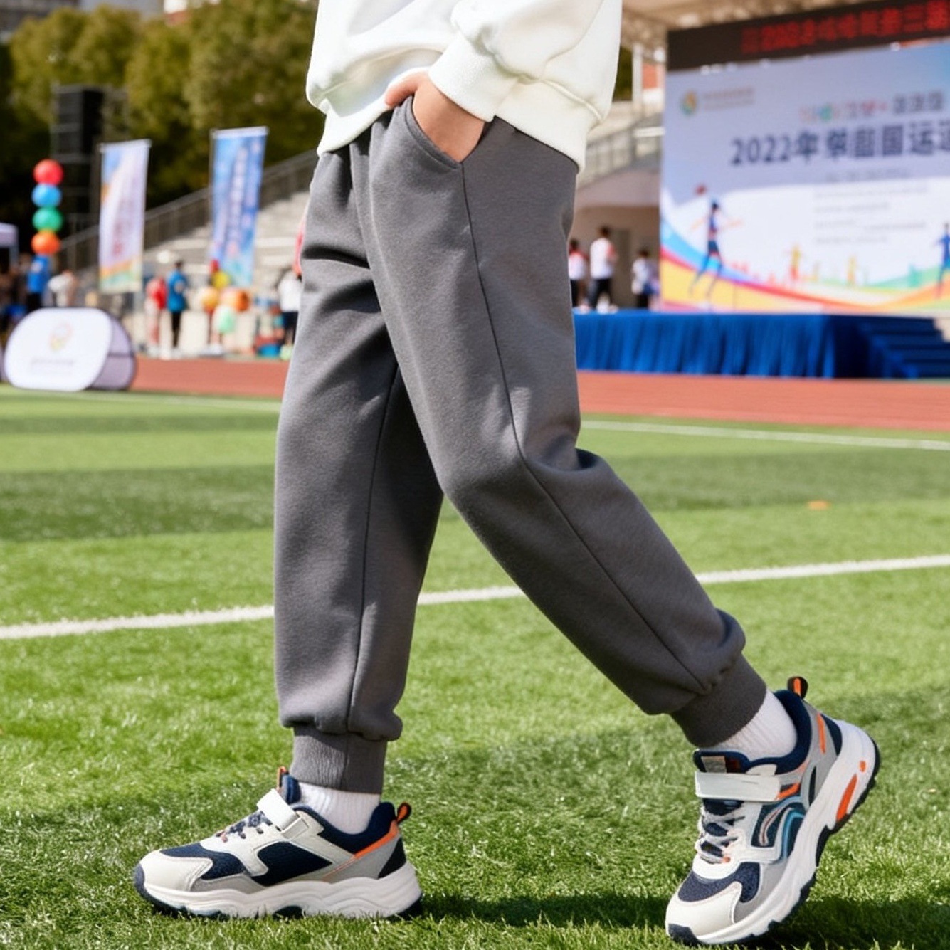 [Spring/Autumn Style - Sweatpants] Dark Gray