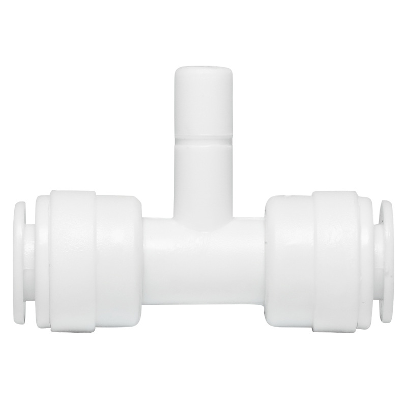 T-tipo purificador de agua sujetador de 2 puntos en el enchufe tee Filtro de tres vías accesorios de sujeción