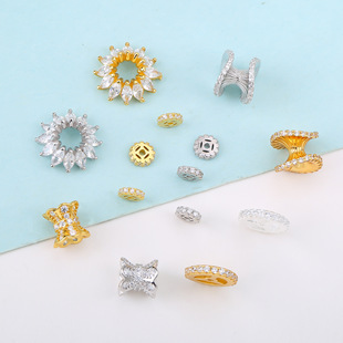 �羳14K����ɫ΢��ʯ�����Ͱ������ֹ�diy�������Ʒ���