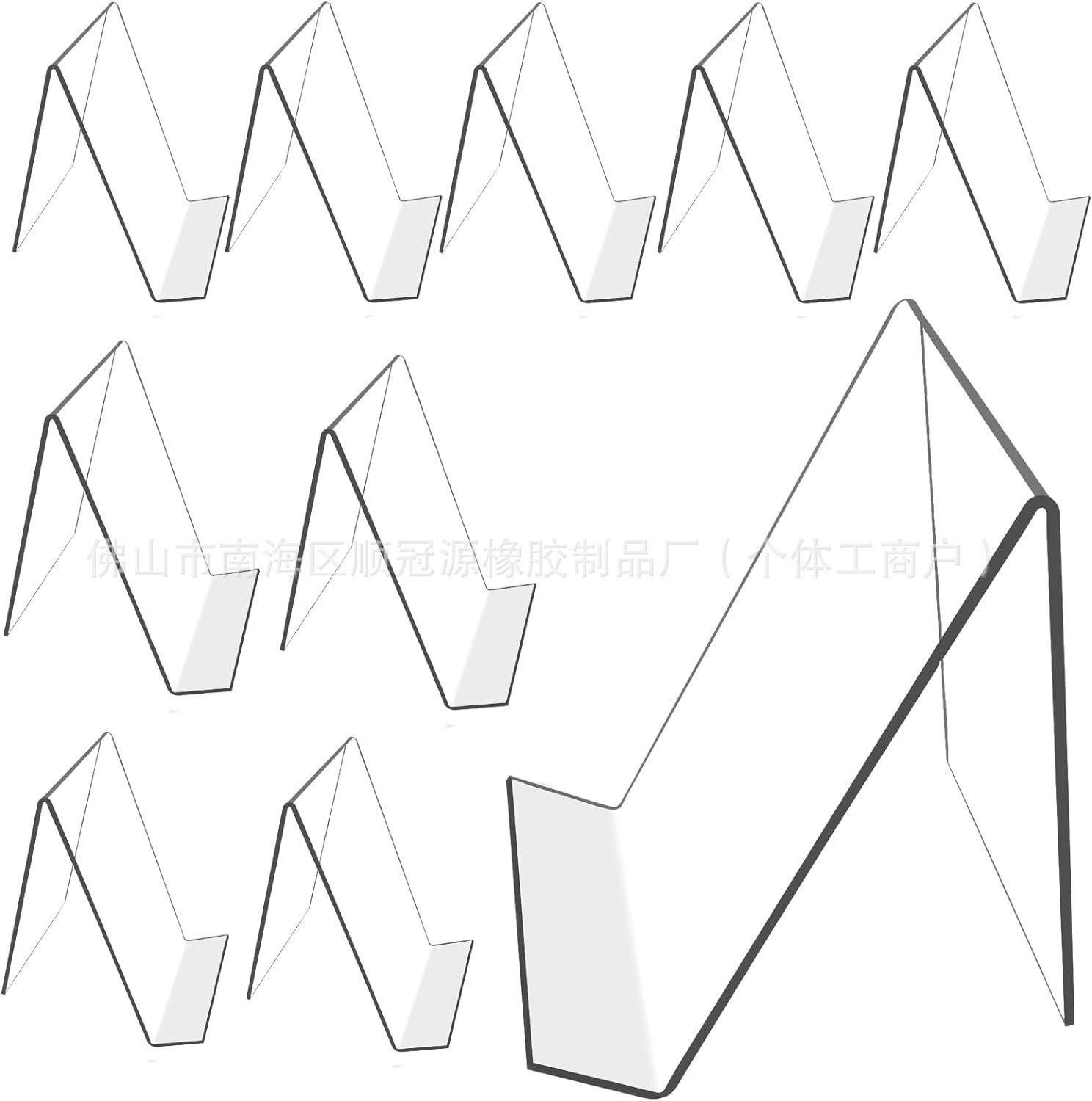 透明亚克力书架书本展示架桌面斜放置物架产品支架绘本相册书托架