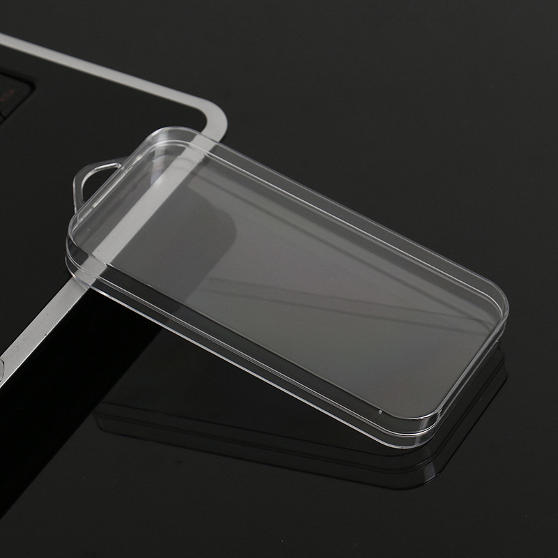 工厂现货直销 长方形手机钢化膜 手机外壳塑料包装盒PS透明水晶盒