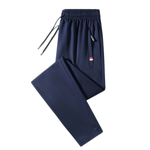 Men's Cross-border Sports Pants, Youth Spring and Autumn Flat-bottomed Pants, Large Size Sports Leggings, Fashion