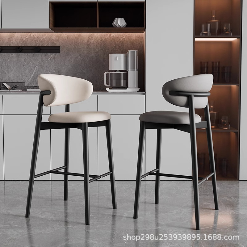 High Bar Stool Luxury Modern Bar Chair Front Desk Island Chair High Bar Stool Bar High Stool Bar Chair