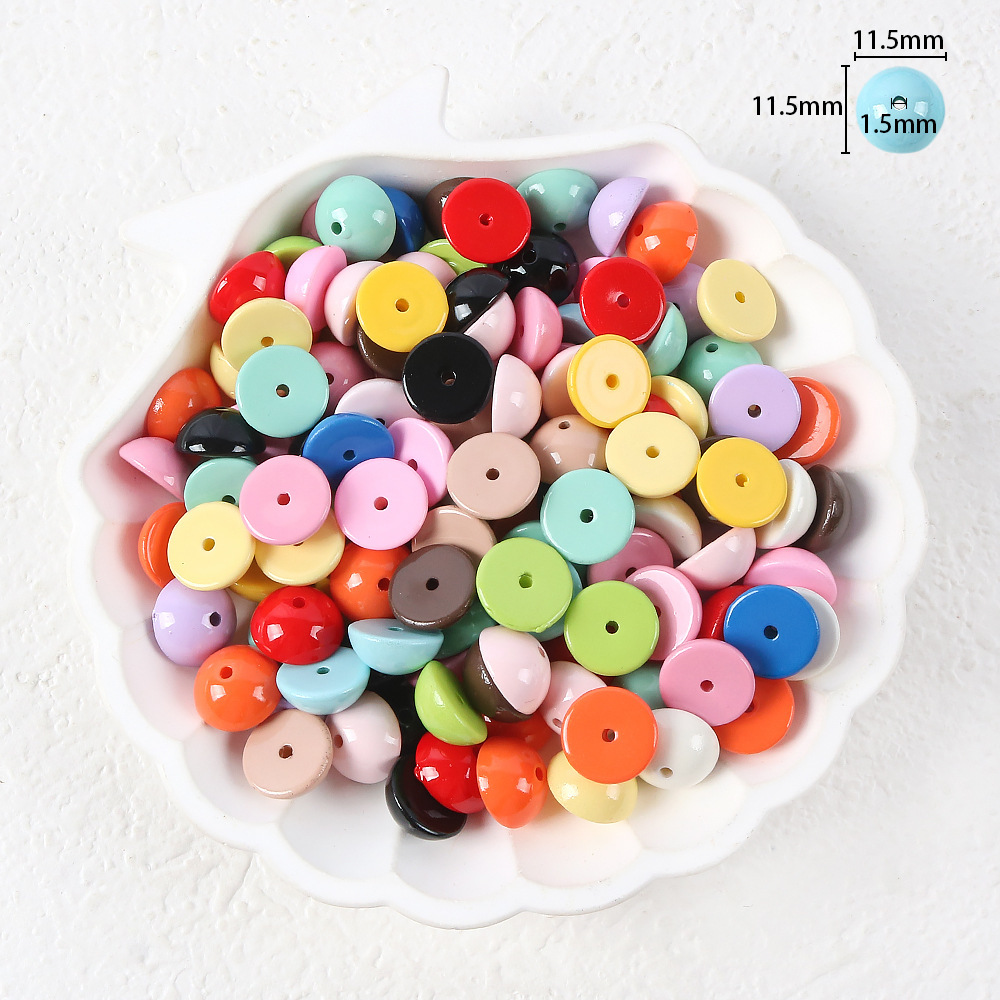 23# semi-round beads