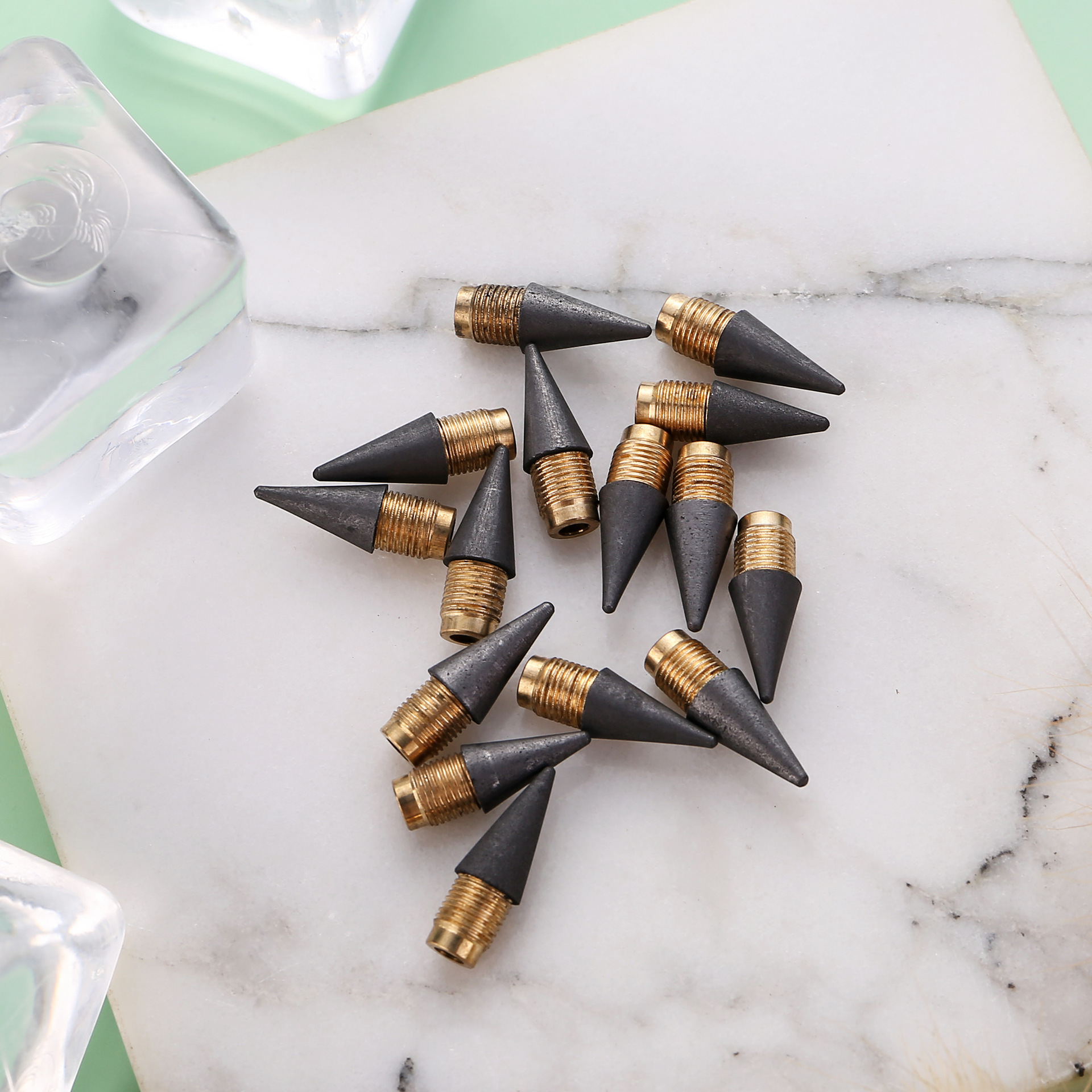 Accesorios de color permanente cabeza de reemplazo de lápiz sin tinta cabeza de lápiz reemplazable sin cortar cabeza de lápiz no es fácil romper cabeza de lápiz