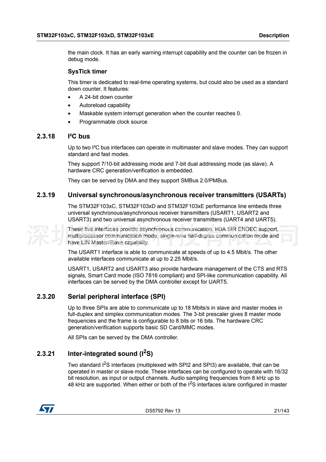 STM32F103RCT6 集成電路IC 芯片
